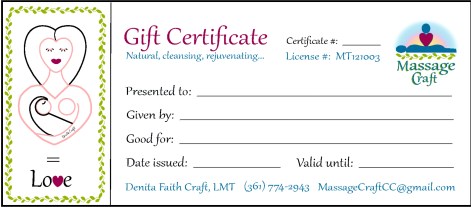 La Leche gift cert